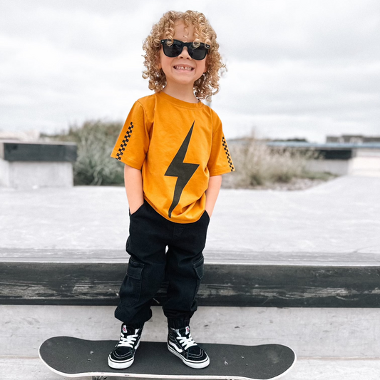 Kids Limited Edition Spark Racer Tee - Pumpkin