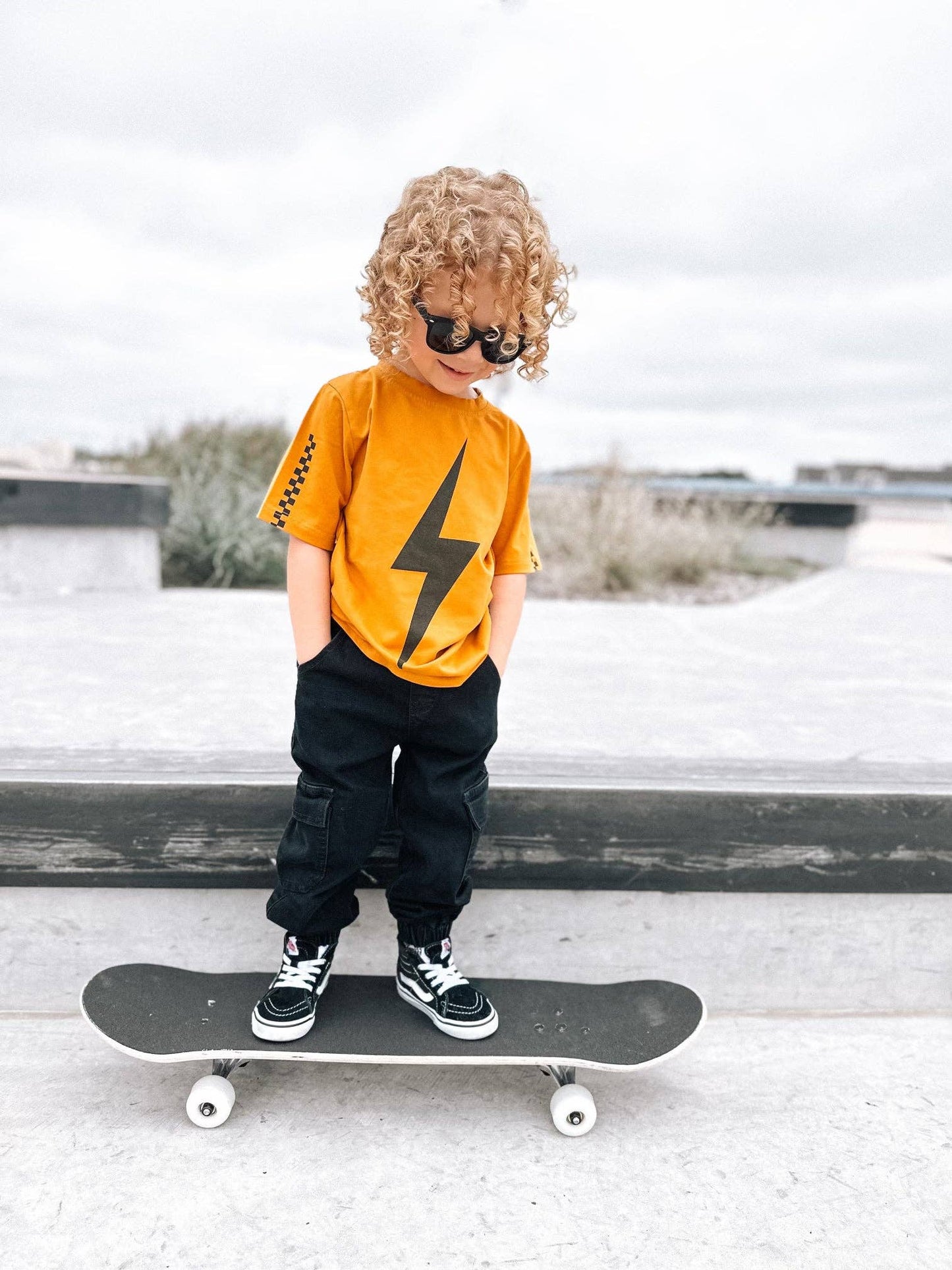 Kids Limited Edition Spark Racer Tee - Pumpkin