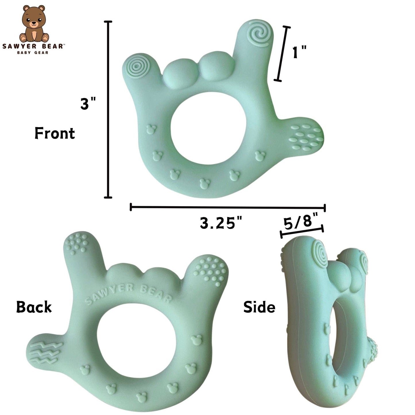 "I love you" Baby Teether