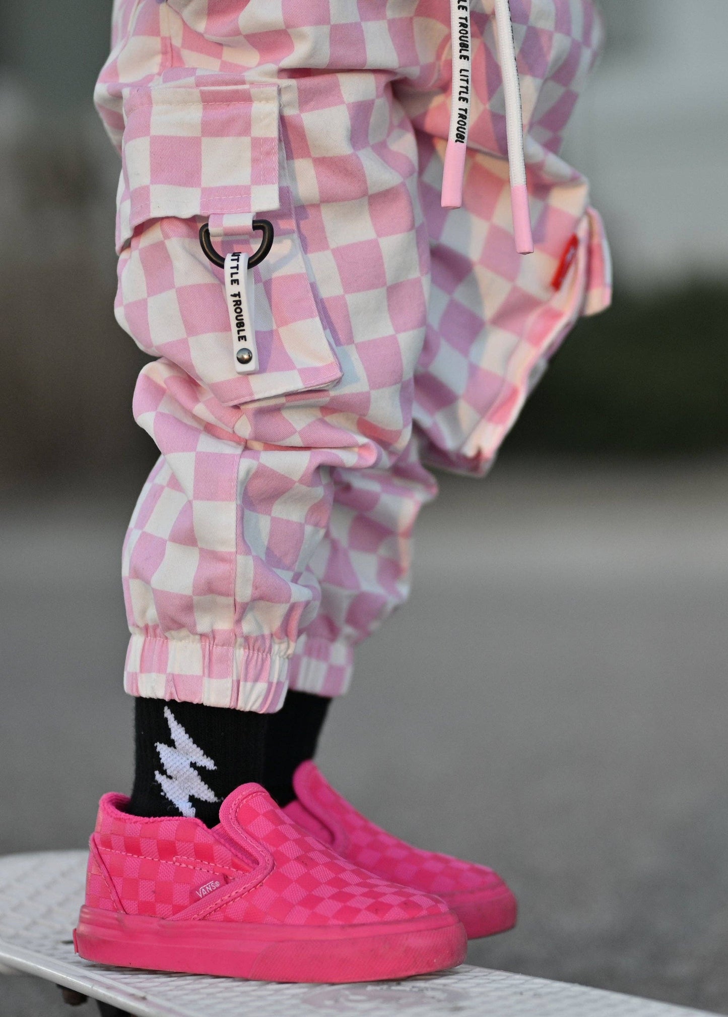 Pink Checker Cargos