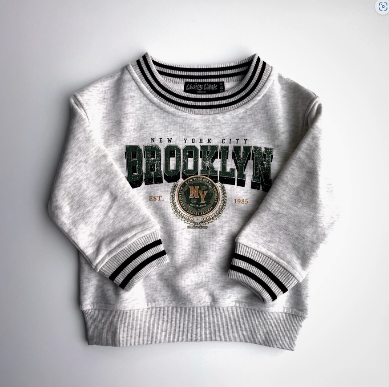 Vintage Inspired Brooklyn Crew