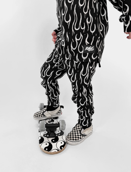 Organic Ribbed Set- Fuego