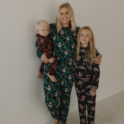 Santas Speedy Sleigh Toddler & Youth Pajamas