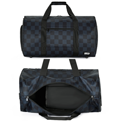 Stealth Checker Duffel Bag  / PREORDER shipping Aug 3 - 14