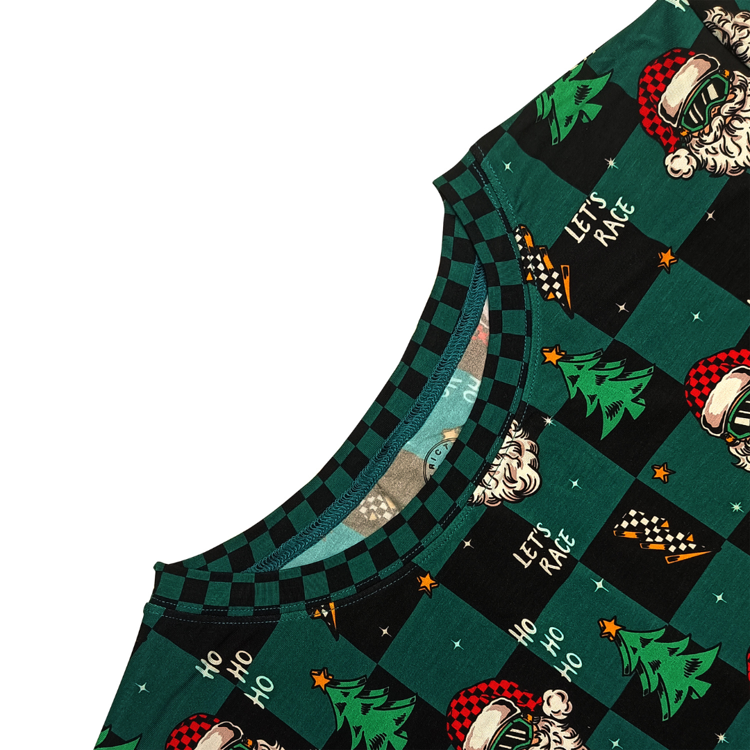 Let's Race Santa Toddler & Youth Pajamas