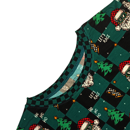 Let's Race Santa Toddler & Youth Pajamas
