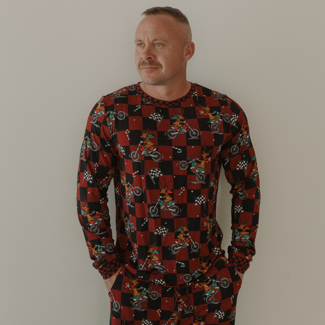 Rudolph The Red Nose Racer Unisex Adult Pajamas