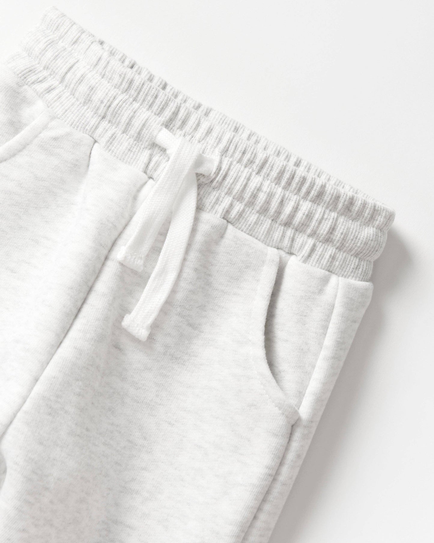 Happy Day Elevated Sweatpant - Light Heather Grey