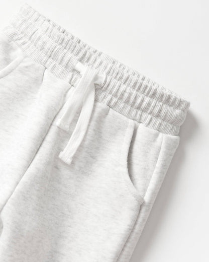Happy Day Elevated Sweatpant - Light Heather Grey