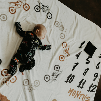 Sunset Cruise Milestone Blanket