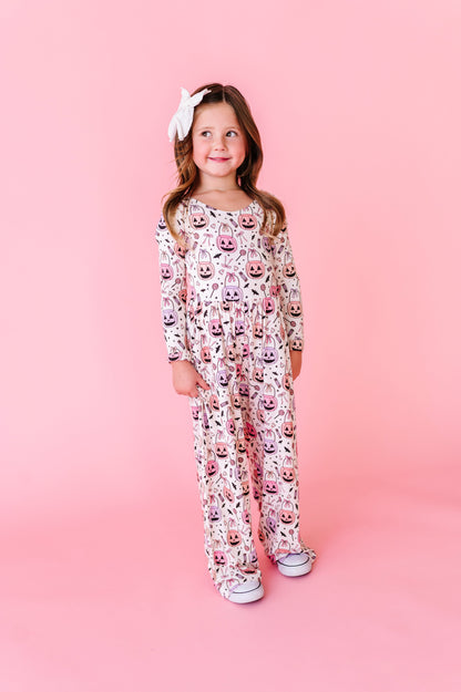 Ghoul Gang Wide Leg Romper (EST SHIP TIME 1-2 WEEK)
