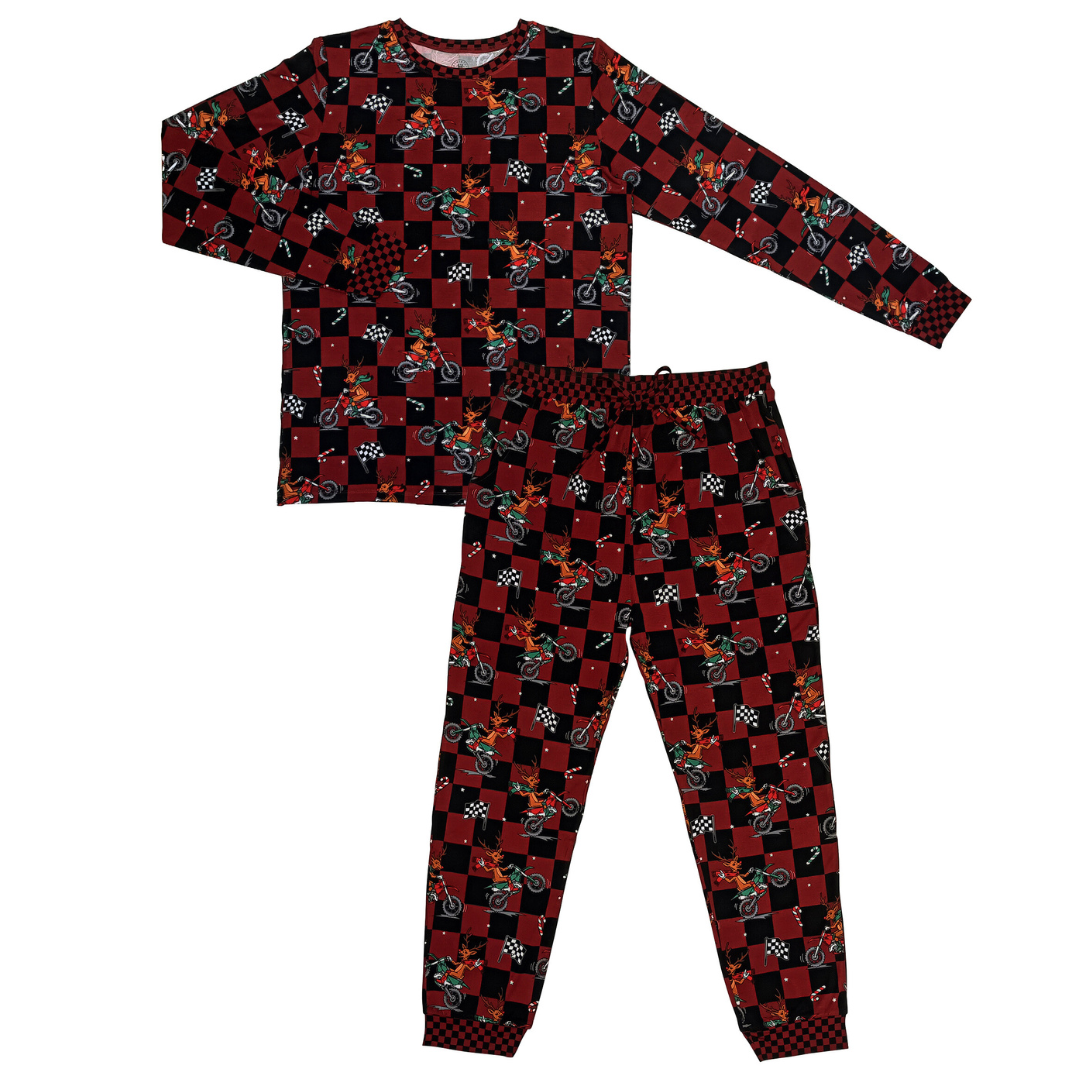 Rudolph The Red Nose Racer Unisex Adult Pajamas