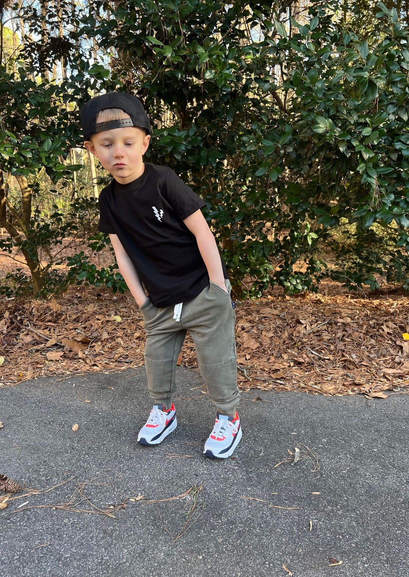 French Terry Joggers- Moss