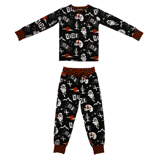 Ride Fast 2 Piece Pajamas