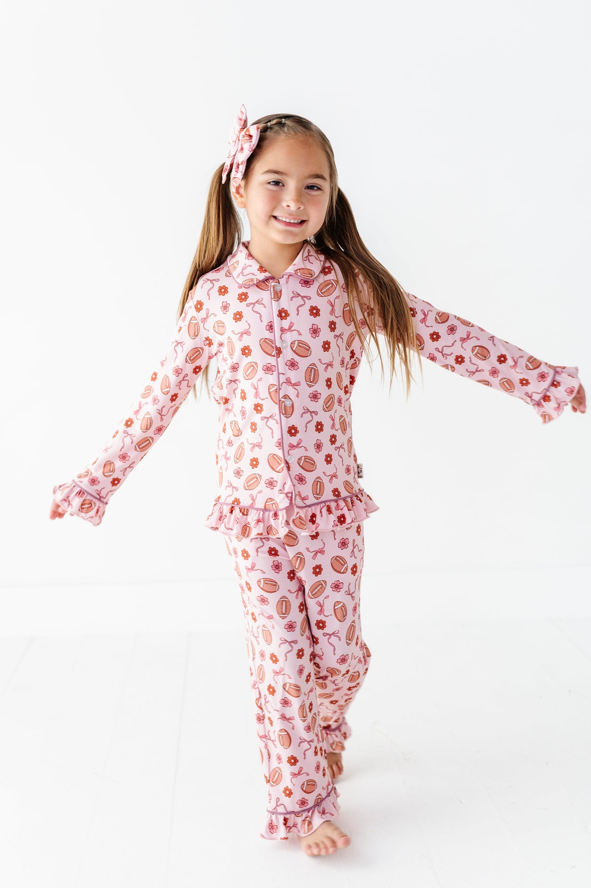 Friday Night Florals Ruffle Button Up Set (EST SHIP TIME 1-2 WEEKS)