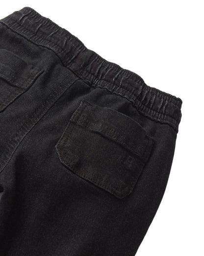 Denim Jogger - Black