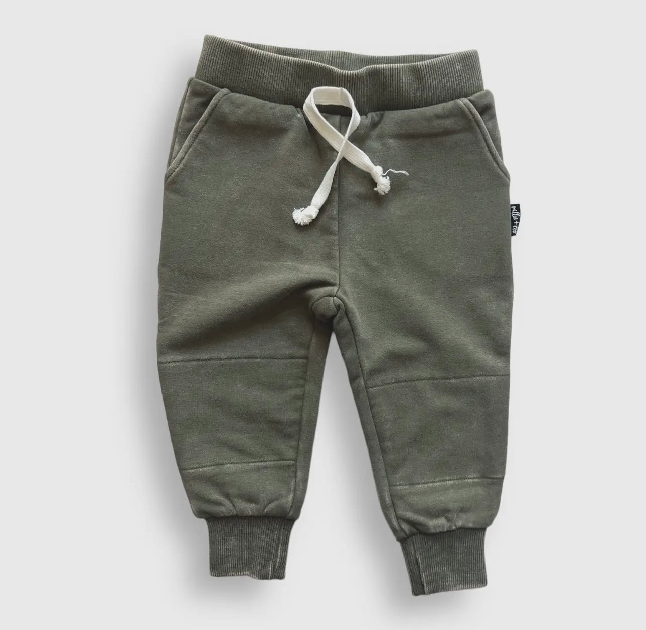 French Terry Joggers- Moss