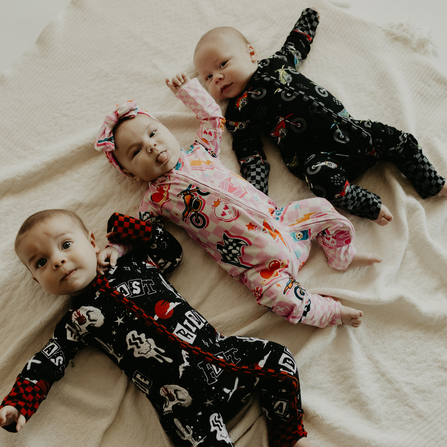 Groovy Zip Up Pajamas