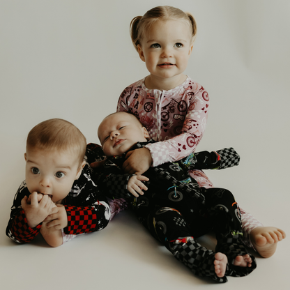 Bike Life Zip Up Pajamas