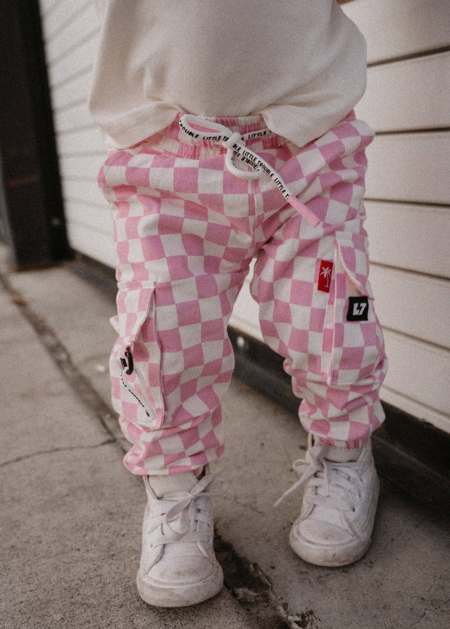Pink Checker Cargos