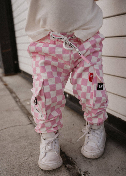 Pink Checker Cargos