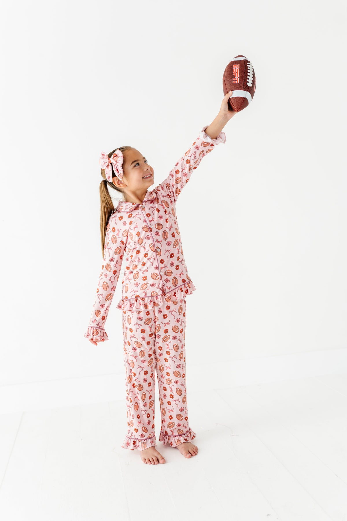 Friday Night Florals Ruffle Button Up Set (EST SHIP TIME 1-2 WEEKS)