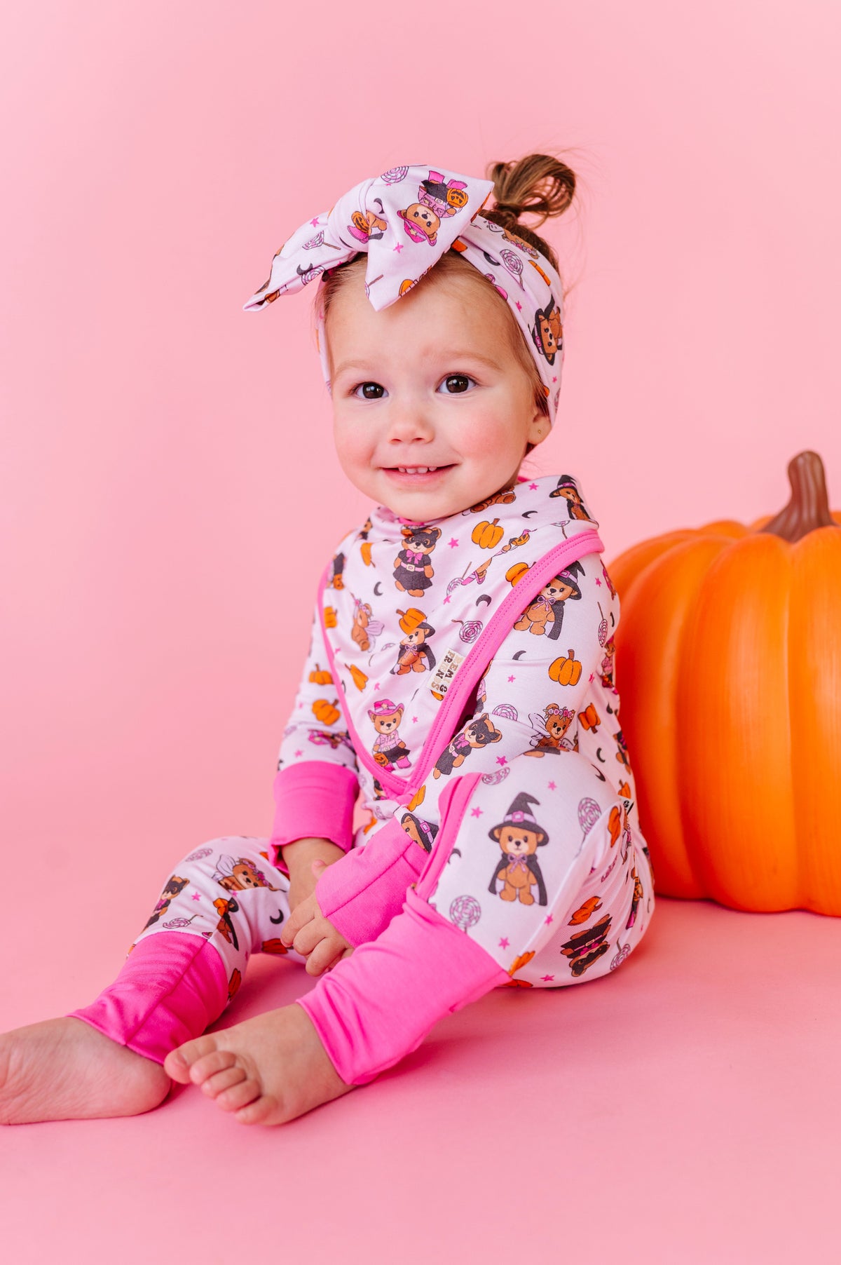 Hocus Pocus Honey Bear Bandana Bib (EST SHIP TIME 1-2 WEEK)