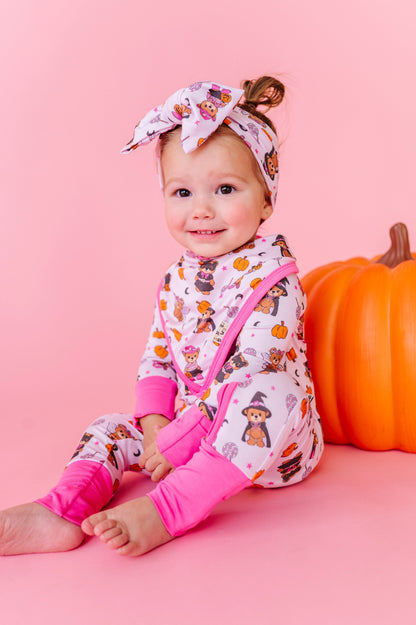 Hocus Pocus Honey Bear Bandana Bib (EST SHIP TIME 1-2 WEEK)