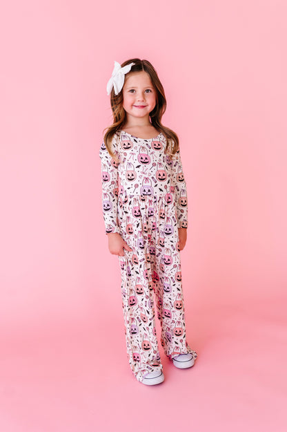 Ghoul Gang Wide Leg Romper (EST SHIP TIME 1-2 WEEK)