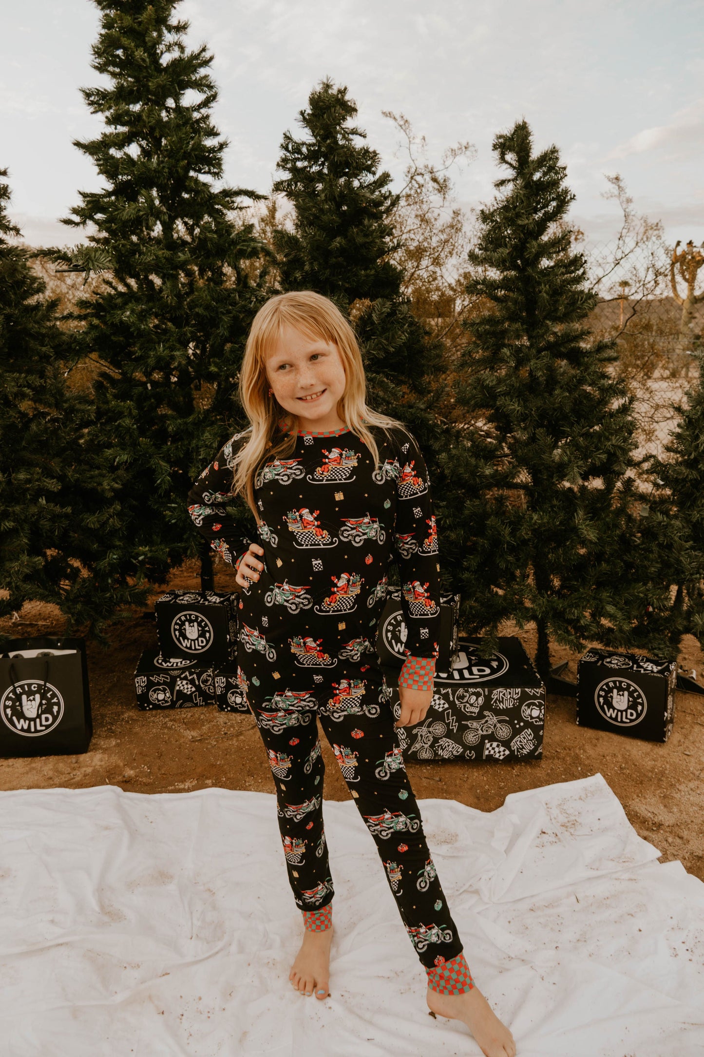 Santas Speedy Sleigh Toddler & Youth Pajamas