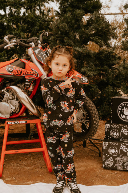 Santas Speedy Sleigh Toddler & Youth Pajamas