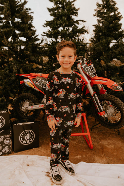 Santas Speedy Sleigh Toddler & Youth Pajamas