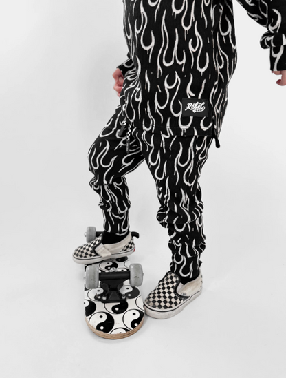 Organic Ribbed Set- Fuego