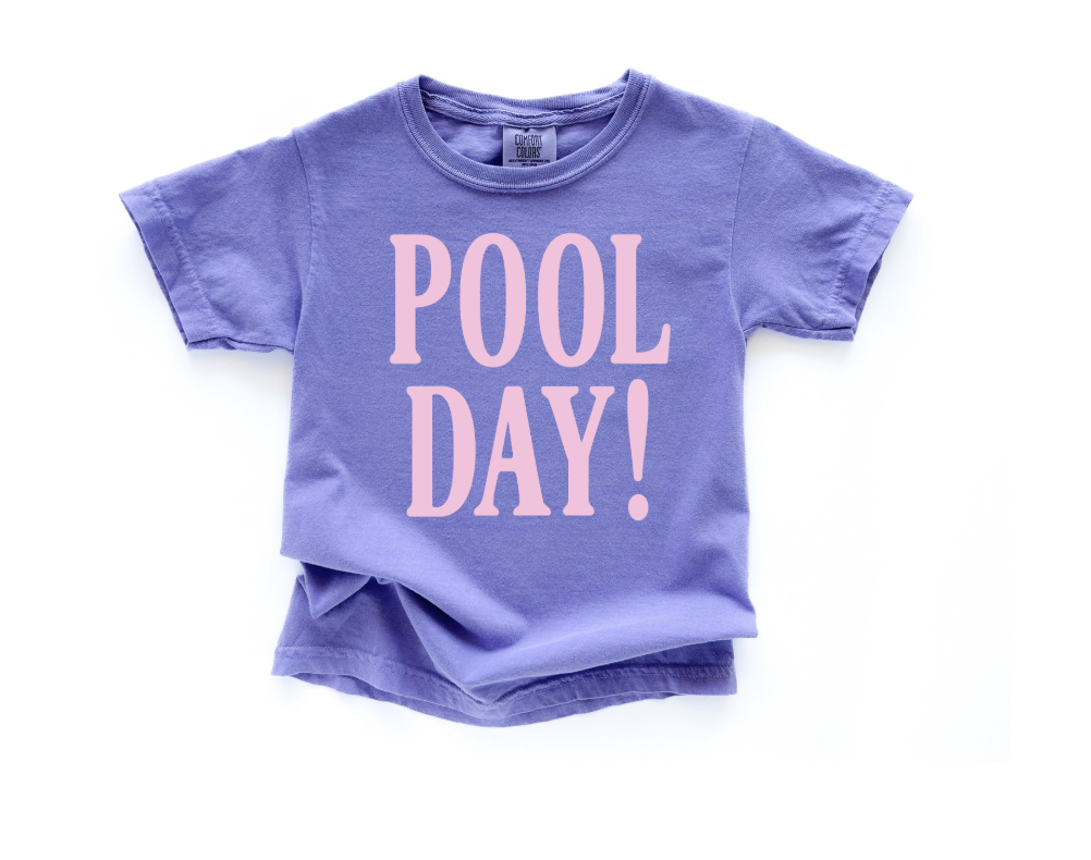Pool Day! Girls + Boys Kids Tee