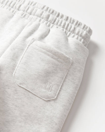 Happy Day Elevated Sweatpant - Light Heather Grey