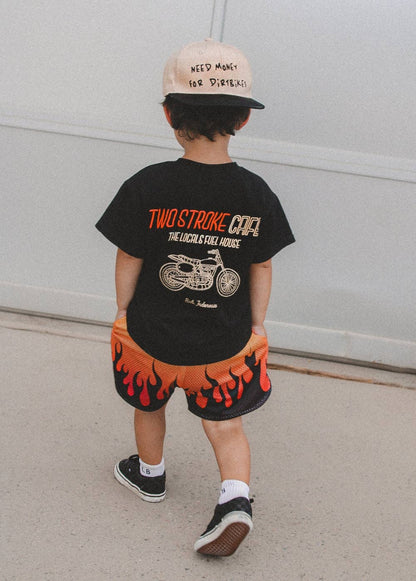 Heater Flame Shorts Orange