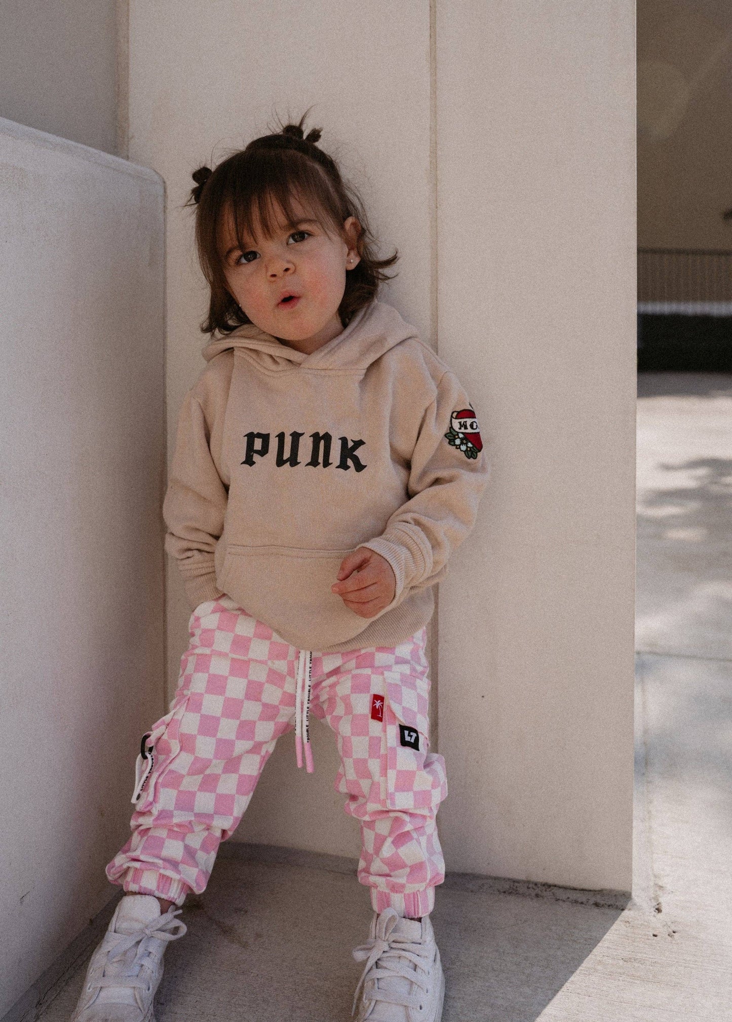 Pink Checker Cargos